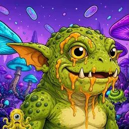 Oozlings #5501, Toad Goblin · Fungus Forest