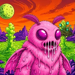 Oozlings #5523, Mutant Moth · Acid Lake