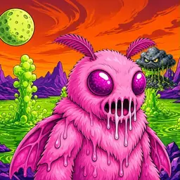 Oozlings #5534, Mutant Moth · Acid Lake