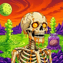 Oozlings #5540, Skull · Acid Lake
