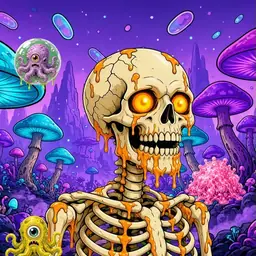 Oozlings #5547, Skull · Fungus Forest