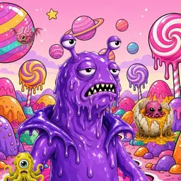 Oozlings #5556, Slug · Candy Planet