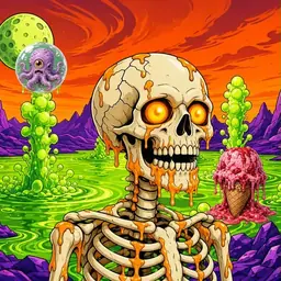 Oozlings #5578, Skull · Acid Lake