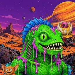 Oozlings #560, Mutated Swamp Fish · Ship Junkyard