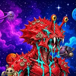 Oozlings #5603, Crab · Void Nebula