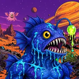 Oozlings #5606, Anglerfish · Ship Junkyard