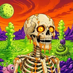Oozlings #5617, Skull · Acid Lake
