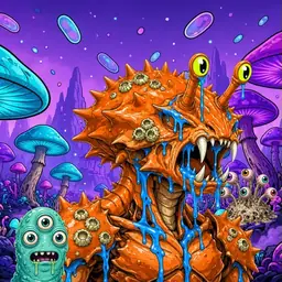 Oozlings #567, Mutated Crab · Fungus Forest