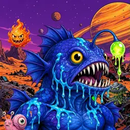 Oozlings #5677, Anglerfish · Ship Junkyard