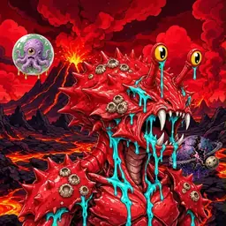 Oozlings #5699, Crab · Lava Fields