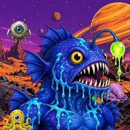 Oozlings #5733, Anglerfish · Ship Junkyard