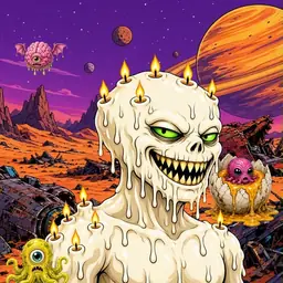 Oozlings #5746, Candle Wax · Ship Junkyard