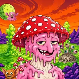 Oozlings #5774, Mushroom Head · Acid Lake