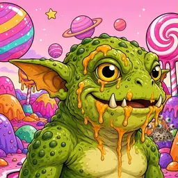 Oozlings #5782, Toad Goblin · Candy Planet