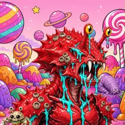 Oozlings #5800, Crab · Candy Planet