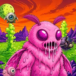 Oozlings #5804, Mutant Moth · Acid Lake