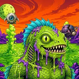 Oozlings #5815, Swamp Fish · Acid Lake