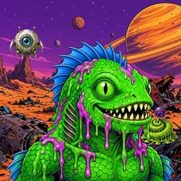 Oozlings #5817, Mutated Swamp Fish · Ship Junkyard