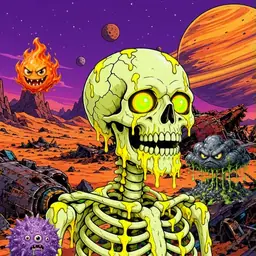 Oozlings #5823, Mutated Skull · Ship Junkyard