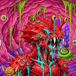 Oozlings #5832, Crab · Flesh Cave