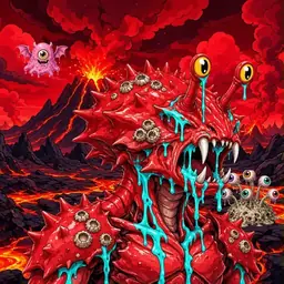 Oozlings #5838, Crab · Lava Fields