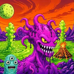 Oozlings #5842, Squid · Acid Lake
