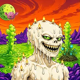 Oozlings #5844, Candle Wax · Acid Lake