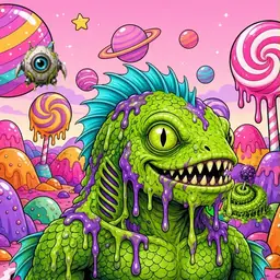 Oozlings #5881, Swamp Fish · Candy Planet