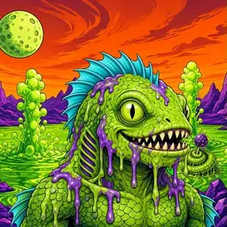 Oozlings #5887, Swamp Fish · Acid Lake