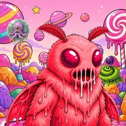 Oozlings #5891, Mutated Mutant Moth · Candy Planet