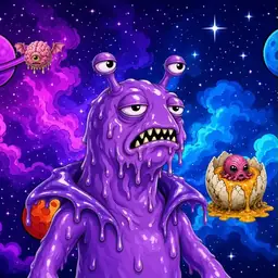 Oozlings #5897, Slug · Void Nebula