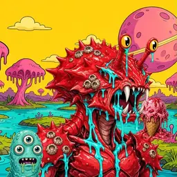 Oozlings #5902, Crab · Turquoise Swamp