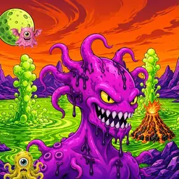Oozlings #5908, Squid · Acid Lake