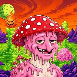 Oozlings #5916, Mushroom Head · Acid Lake