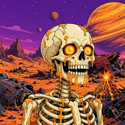 Oozlings #593, Skull · Ship Junkyard
