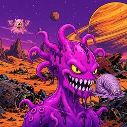 Oozlings #5943, Squid · Ship Junkyard