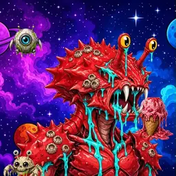 Oozlings #5949, Crab · Void Nebula