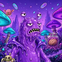 Oozlings #5957, Slug · Fungus Forest