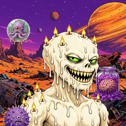 Oozlings #5964, Candle Wax · Ship Junkyard