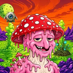 Oozlings #5996, Mushroom Head · Acid Lake