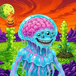 Oozlings #6007, Jellyfish Brain · Acid Lake