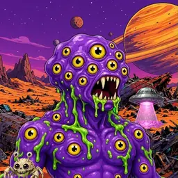 Oozlings #6008, Eyeball Cluster · Ship Junkyard