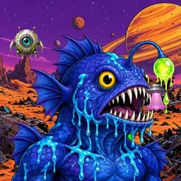 Oozlings #6017, Anglerfish · Ship Junkyard