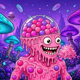 Oozlings #6030, Gumball Brain · Fungus Forest