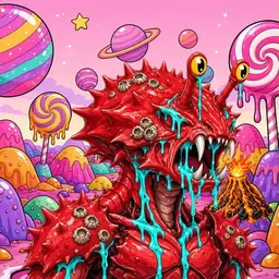 Oozlings #6052, Crab · Candy Planet