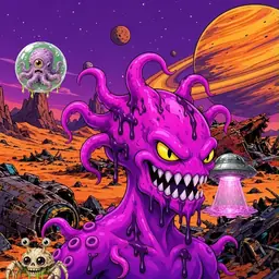 Oozlings #6055, Squid · Ship Junkyard