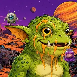 Oozlings #6059, Toad Goblin · Ship Junkyard