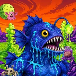 Oozlings #6066, Anglerfish · Acid Lake