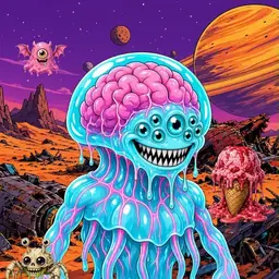 Oozlings #6081, Jellyfish Brain · Ship Junkyard