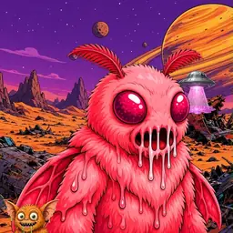 Oozlings #6089, Mutated Mutant Moth · Ship Junkyard